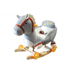 Poney Gris crème