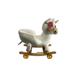 licorne a bascule et roulette